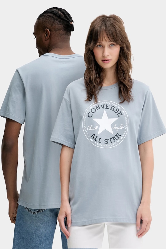 

Хлопковая футболка Converse, синий