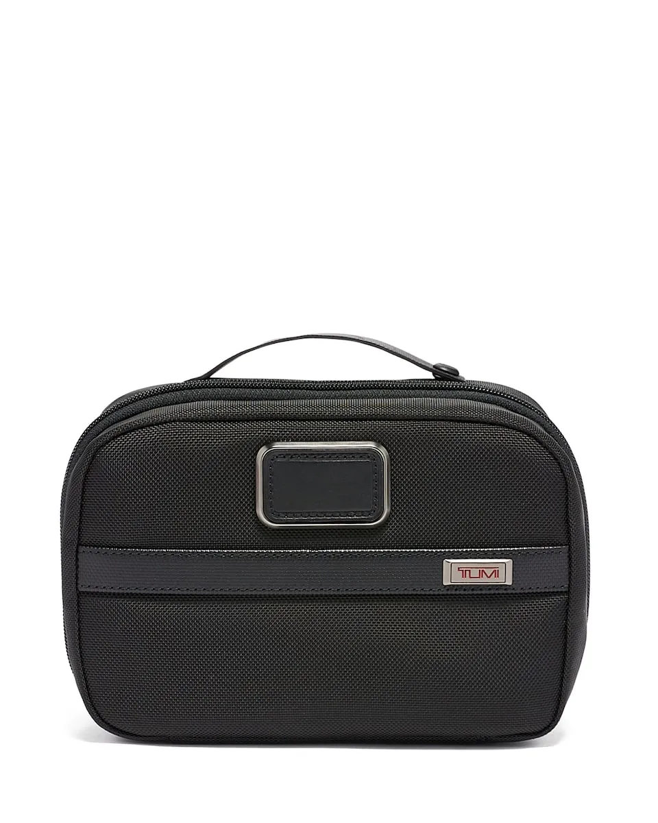 

Мужской несессер с отделением Alpha 3 из баллистического нейлона черного цвета Tumi