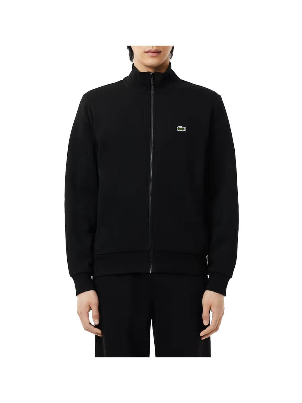 

Черная мужская толстовка Lacoste