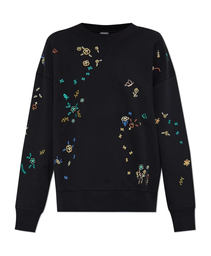 

Толстовка с красочным вышитым узором Ps By Paul Smith, черный