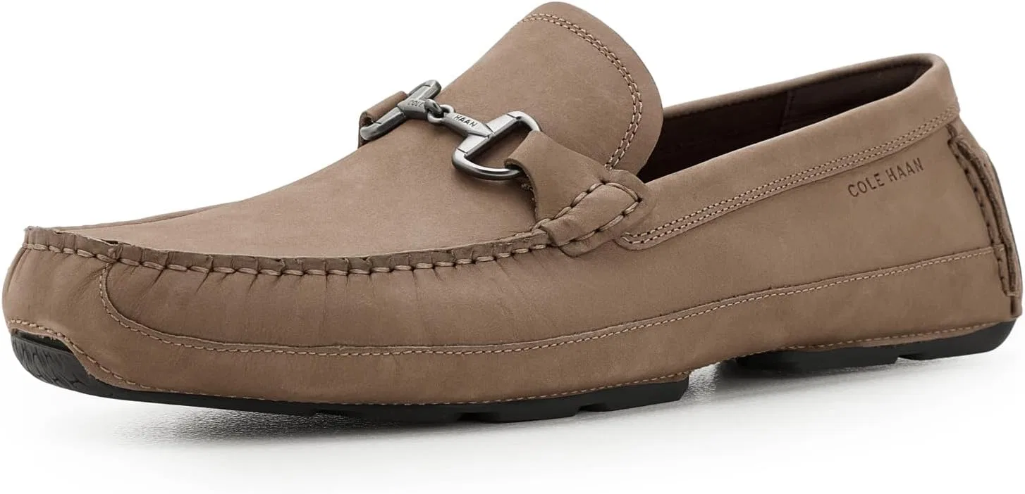 Лоферы Cole Haan Hutchinson Grand Bit, Light Whiskey Nubuck/Gum