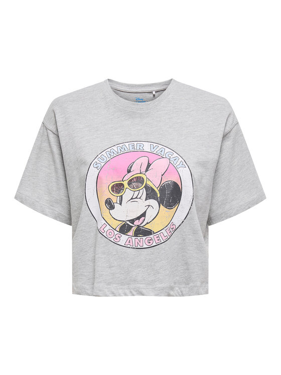 

Футболка обычного кроя Mickey Minnie 15348126 Only, серый