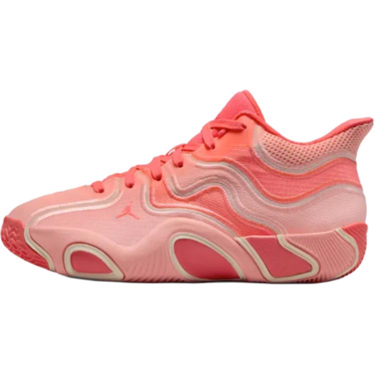 Jordan Tatum 3 нескользящие износостойкие детские баскетбольные кроссовки мид Pink — фото 3
