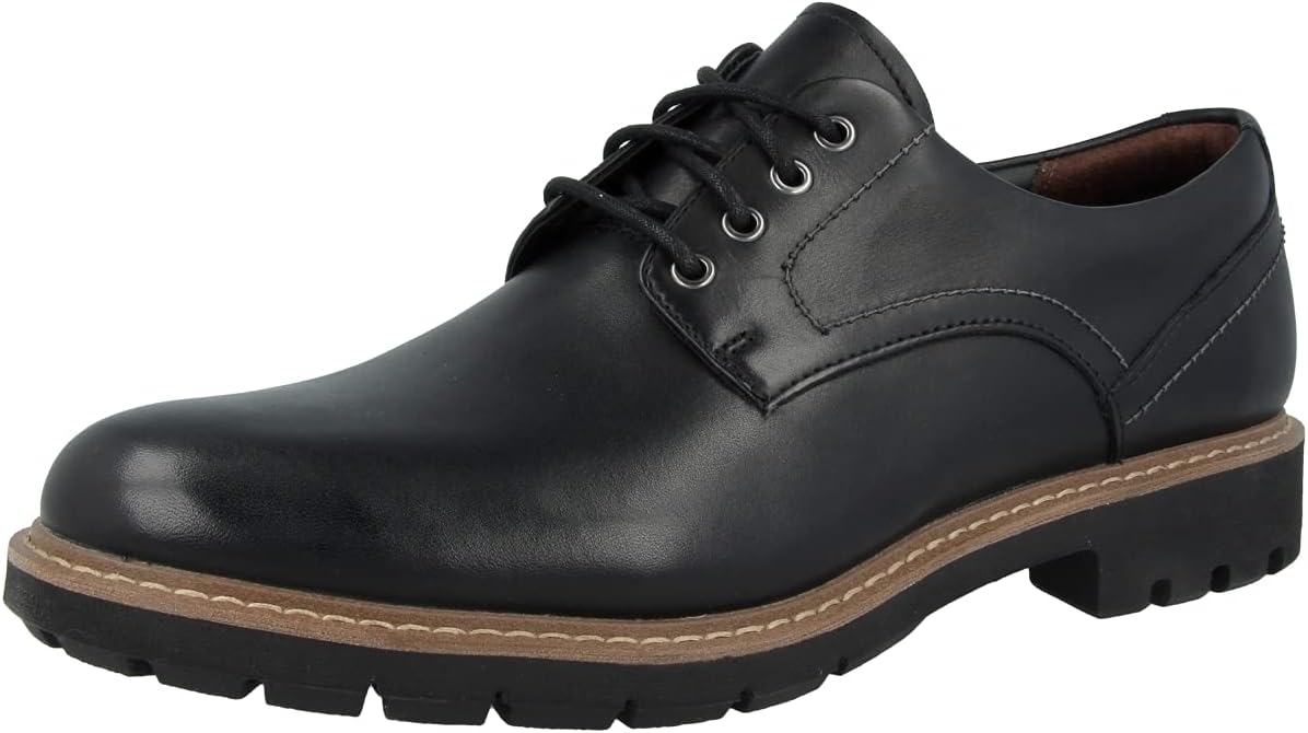 Мужские кроссовки Clarks Derby на шнуровке, черный/черный — фото 4