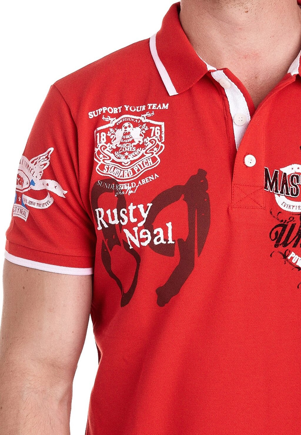 

Рубашка поло Rusty Neal, красный