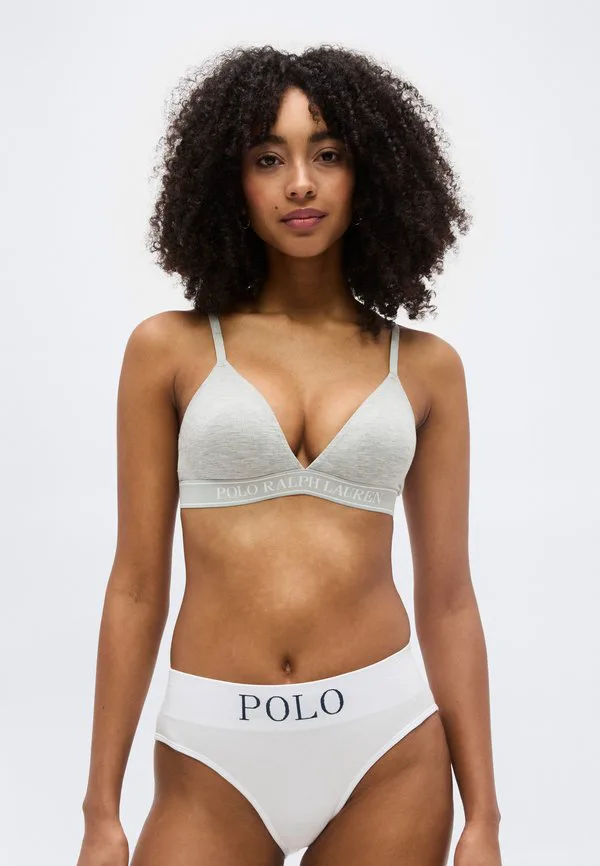 Бралетт-Треугольный бюстгальтер Polo Ralph Lauren, Heather Grey