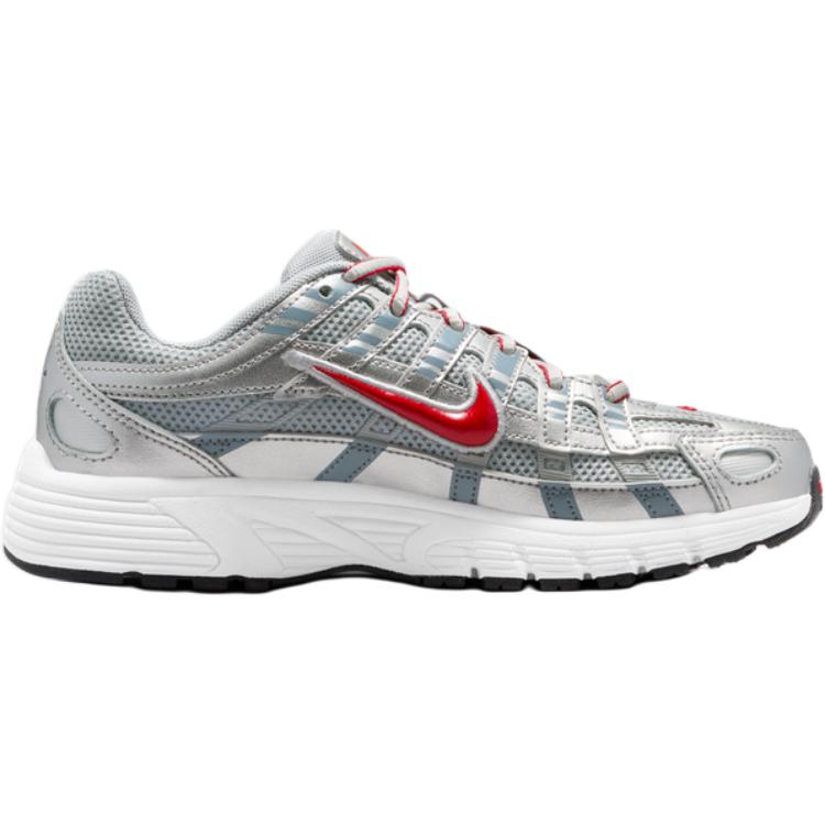 Кроссовки Nike P 6000 детские низкие беговые, Silver Gray — фото 3