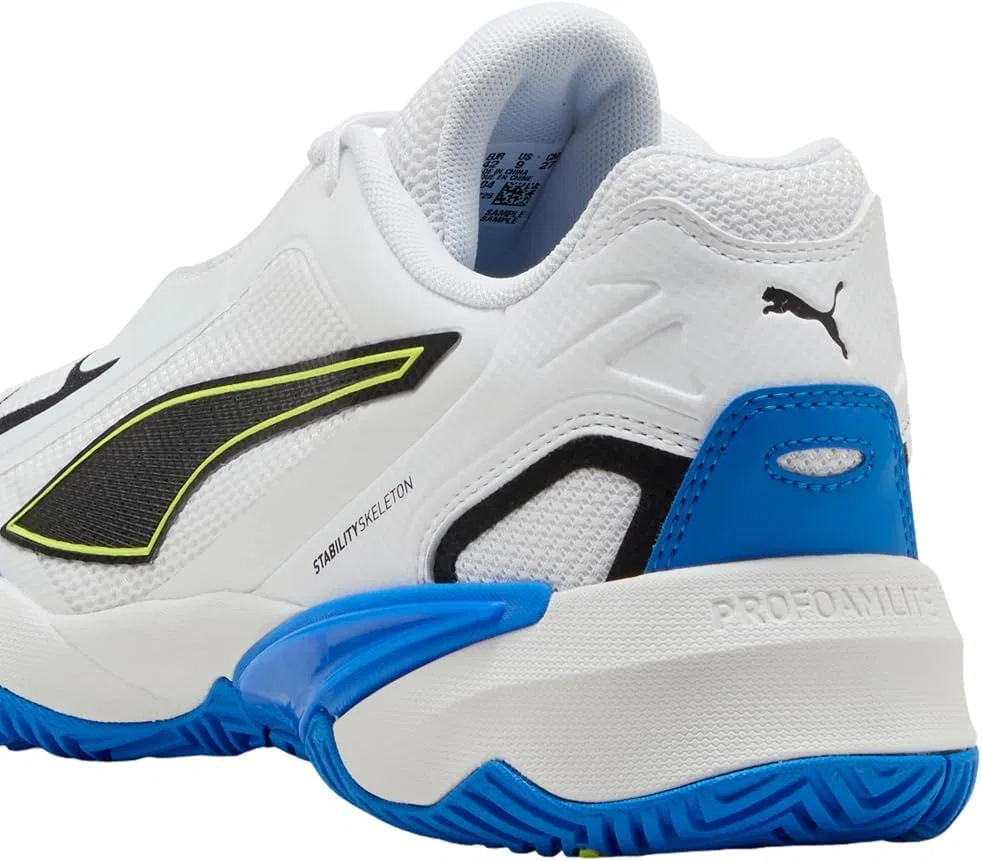 Детские кроссовки Puma Solarstrike 4 для дома, унисекс, Puma White Puma Black Ultra Blue — фото 2