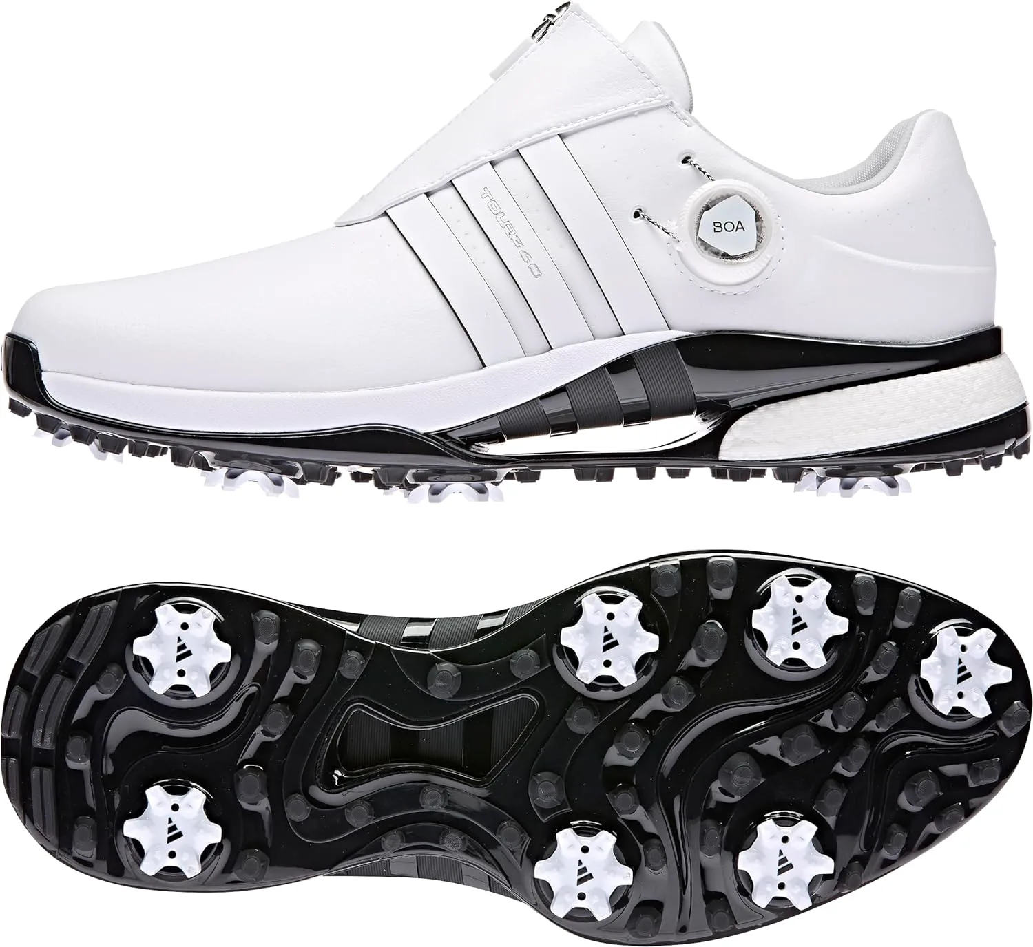 Мужские кроссовки Adidas Golf Tour360 XT-SL, белый/черный — фото 3