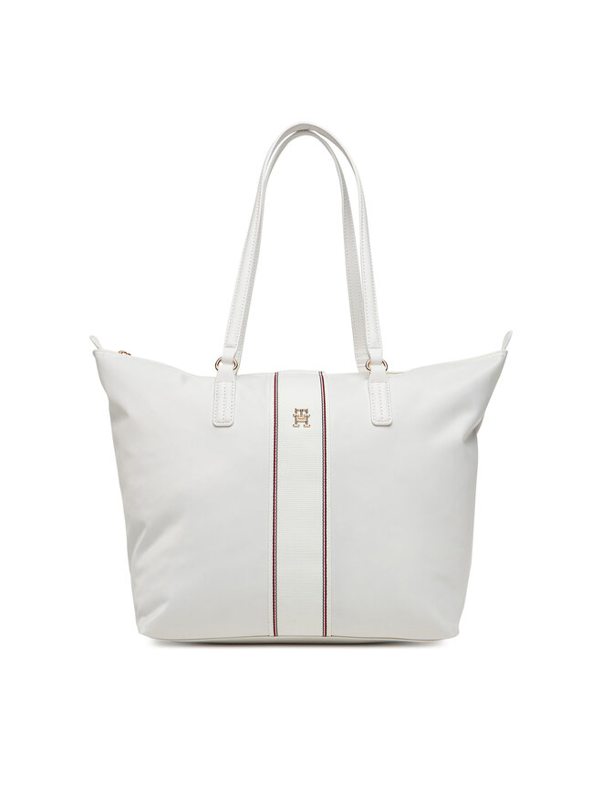 

Сумочка Poppy Tote Corp AW0AW17205 Tommy Hilfiger, экрю, Белый, Сумочка Poppy Tote Corp AW0AW17205 Tommy Hilfiger, экрю