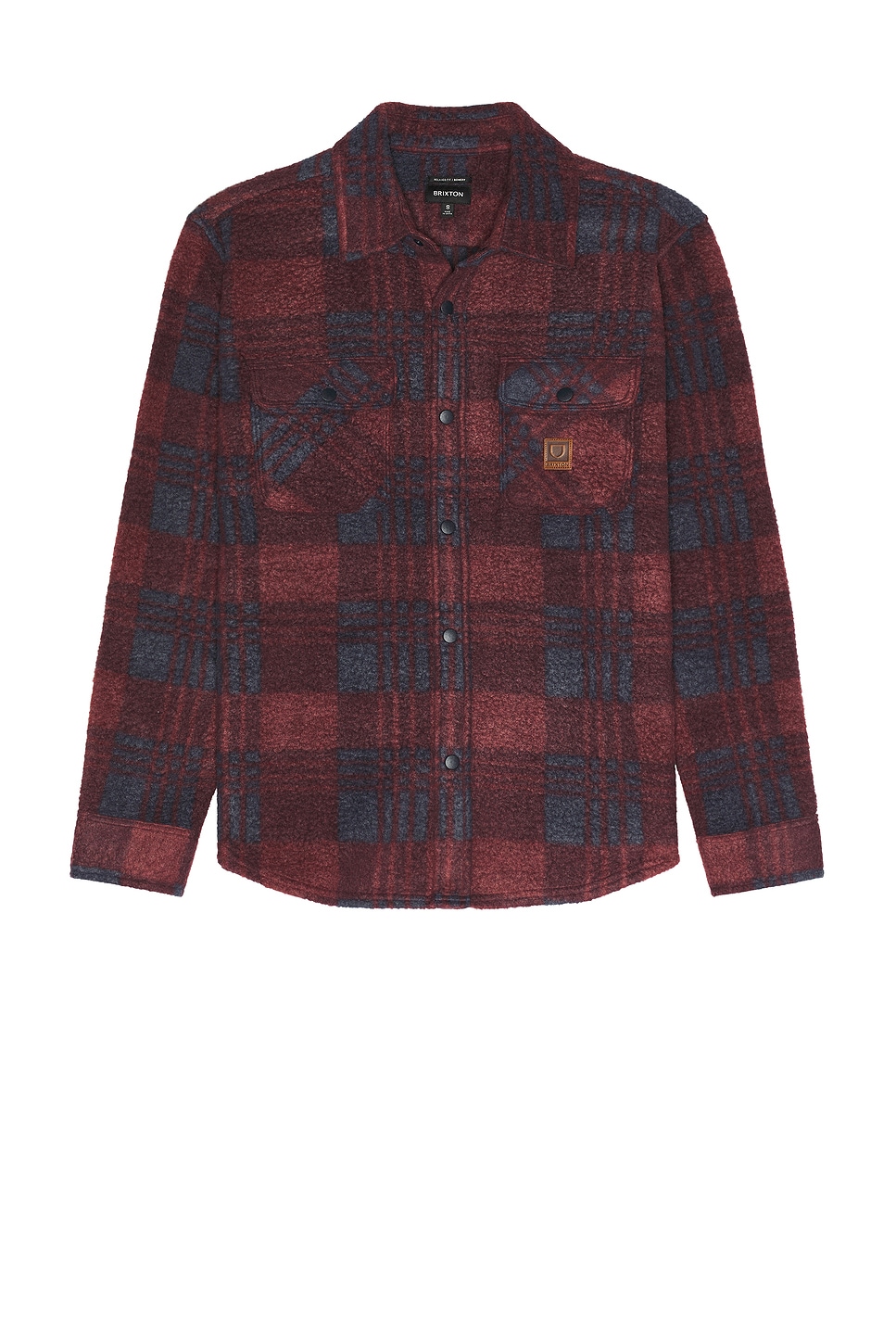 

Верхняя рубашка bowery artic из эластичного флиса Brixton, синий