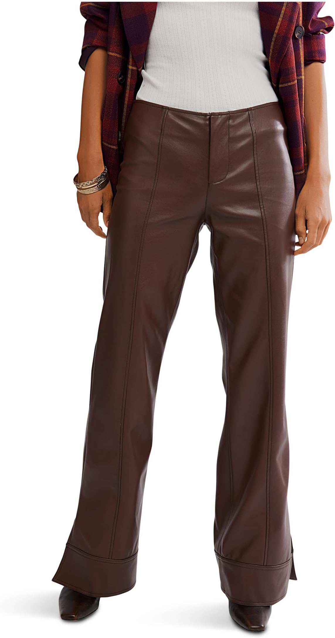 

Женские светящиеся веганские брюки Free People, Potting Soil