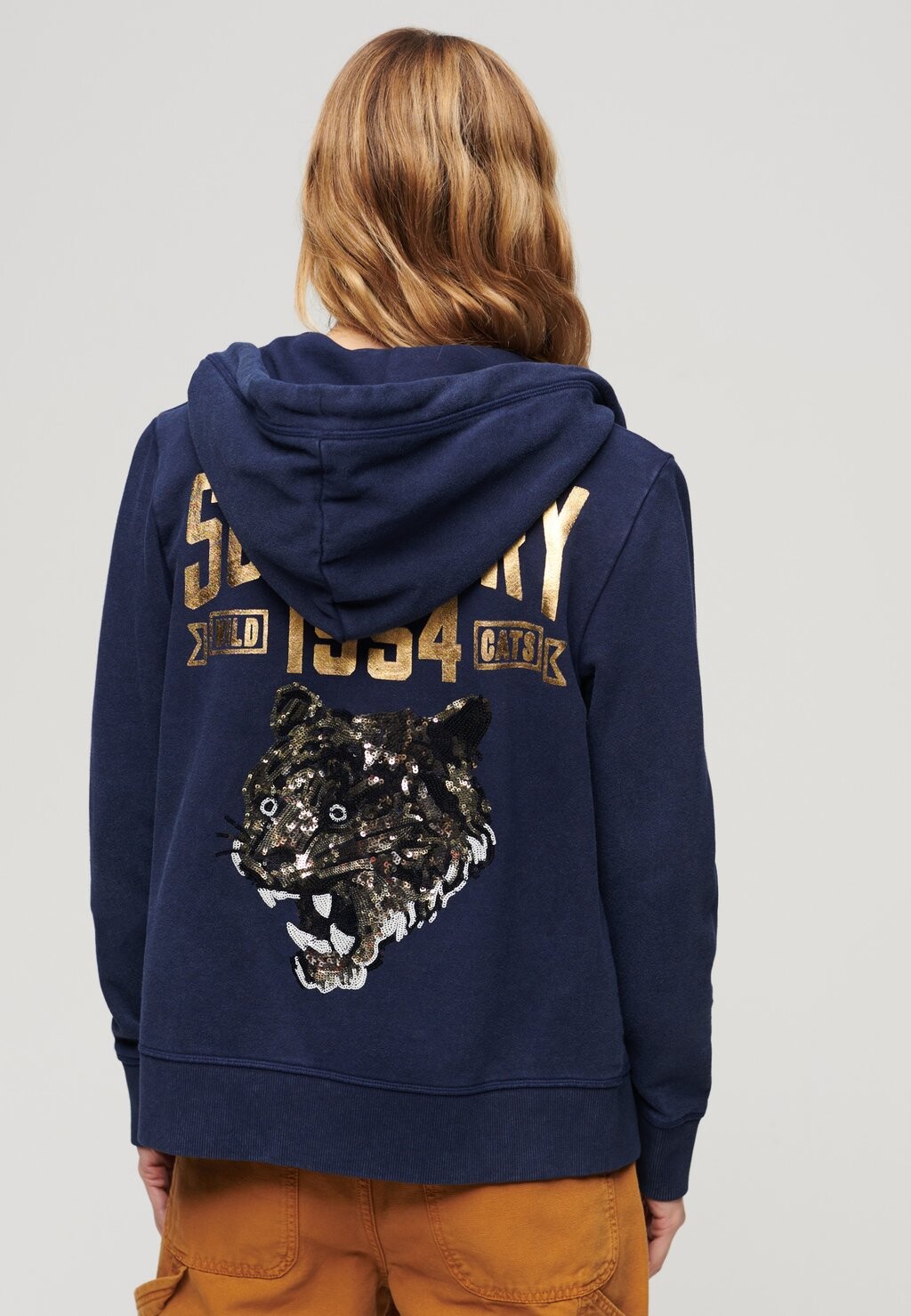 

Толстовка на молнии, темно-синий цвет EMBELLISHED ARCHIVED Superdry
