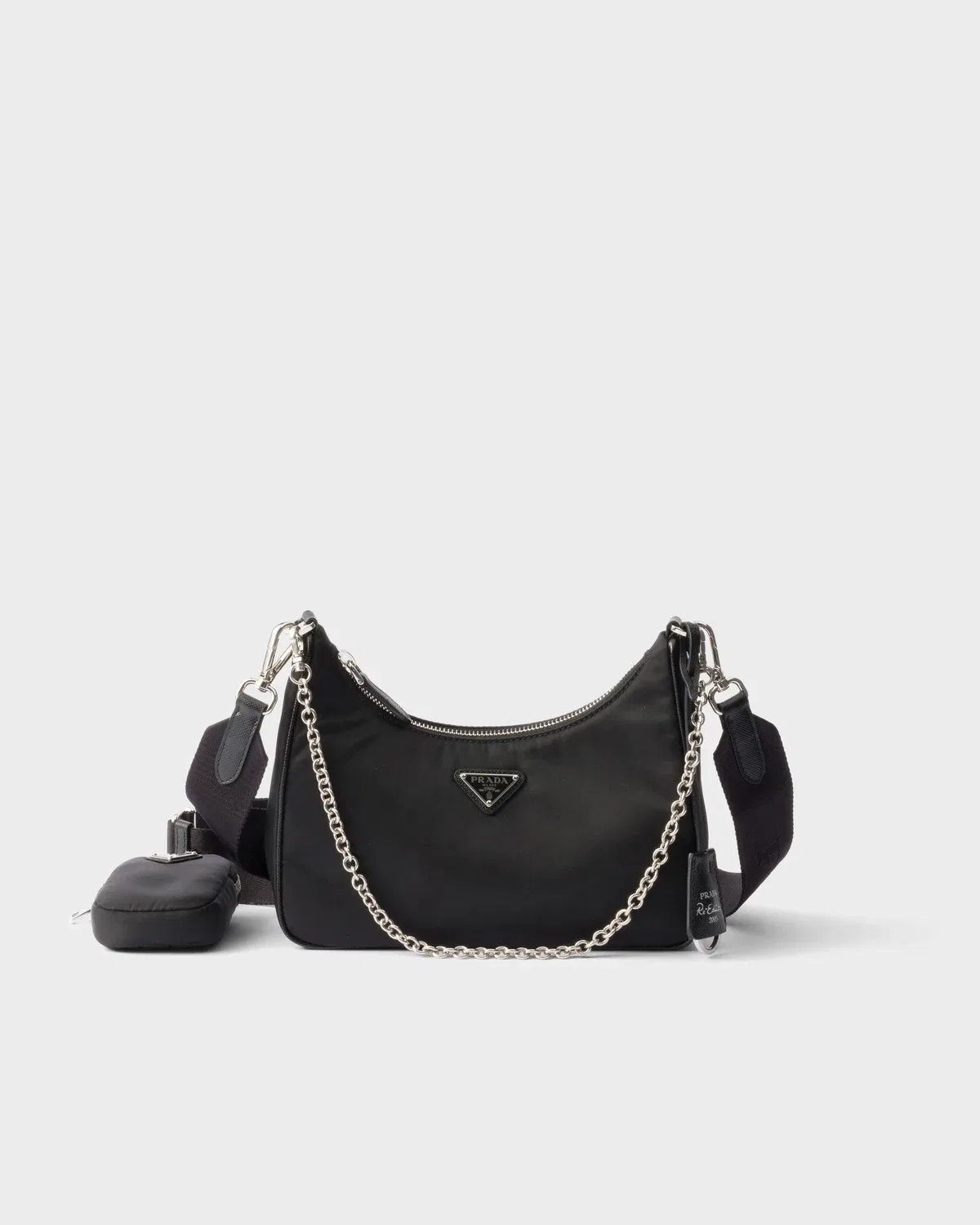 Сумка Prada Re-Edition 2005 из переработанного нейлона, черный