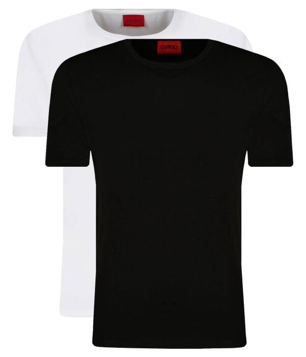 

Футболки 2 шт. в упаковке Regular fit Hugo, черный