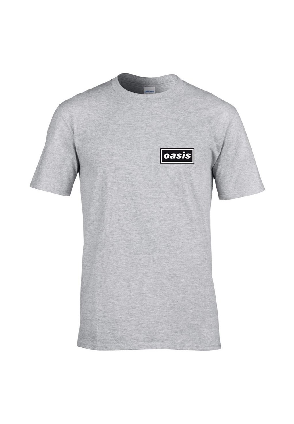 

Футболка с принтом OASIS DEFINENTLY MAYBE PROMO rockshirts, серый