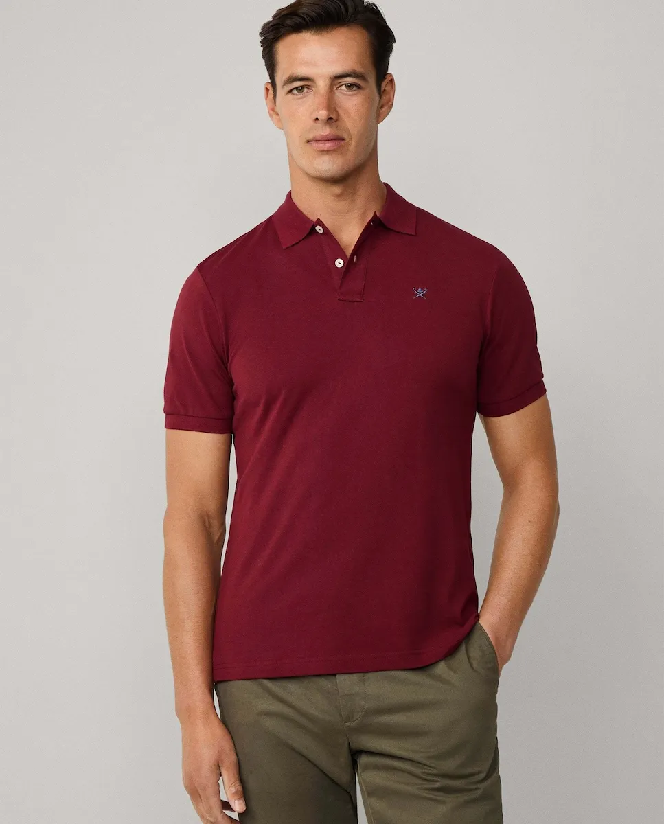 

Поло Хакетт Узкая посадка с логотипом Hackett, красный