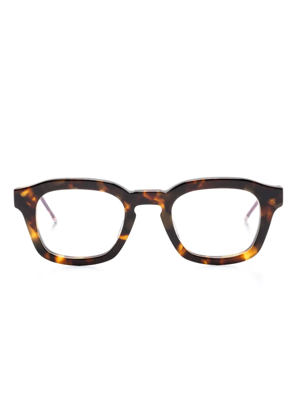 

Очки трапециевидной формы Thom Browne Eyewear, коричневый