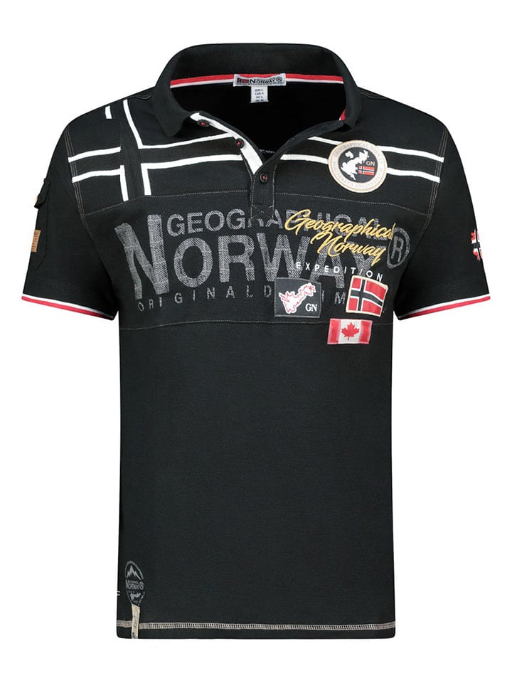 

Рубашка-поло Geographical Norway, черный