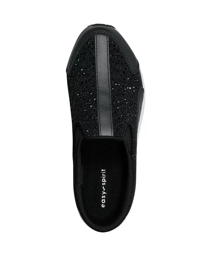 Женские мюли-кроссовки для ходьбы Traveltime Sparkle Slip-On Easy Spirit, черный — фото 4
