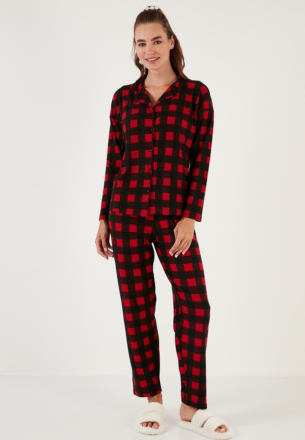 

Пижамный комплект REGULAR FIT SET LELA, цвет Mottled Light Red