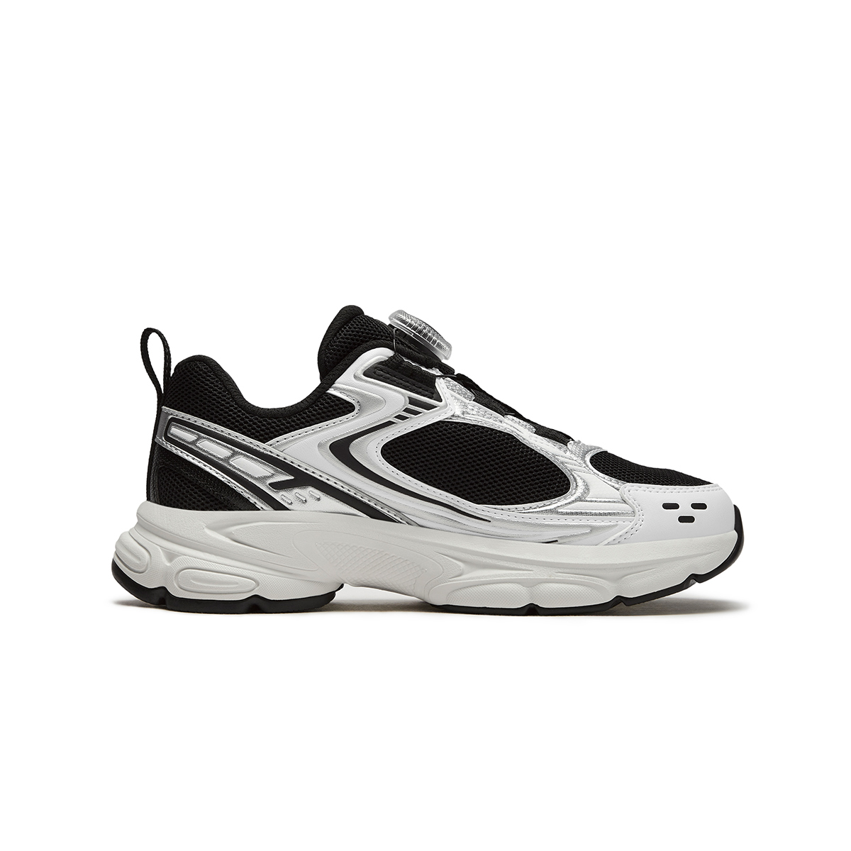 Кроссовки для бега детей и подростков Heritage FHT Lightweight Shock Absorbers Low Top FILA KIDS, черный/белый — фото 3