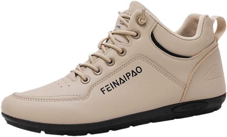 

Мужские повседневные кроссовки на шнуровке - модные, удобные, устойчивые к скольжению, прочные, подходят для использования на улице и для путешествий Fusecottc, хаки