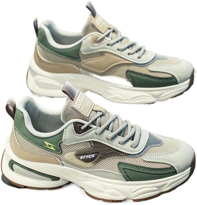 

Кеды из дышащего холста с низким верхом для мужчин, стильные для скейтбординга, повседневной уличной носки, легкие, на каждый сезон Ctkvbmeoi, зеленый