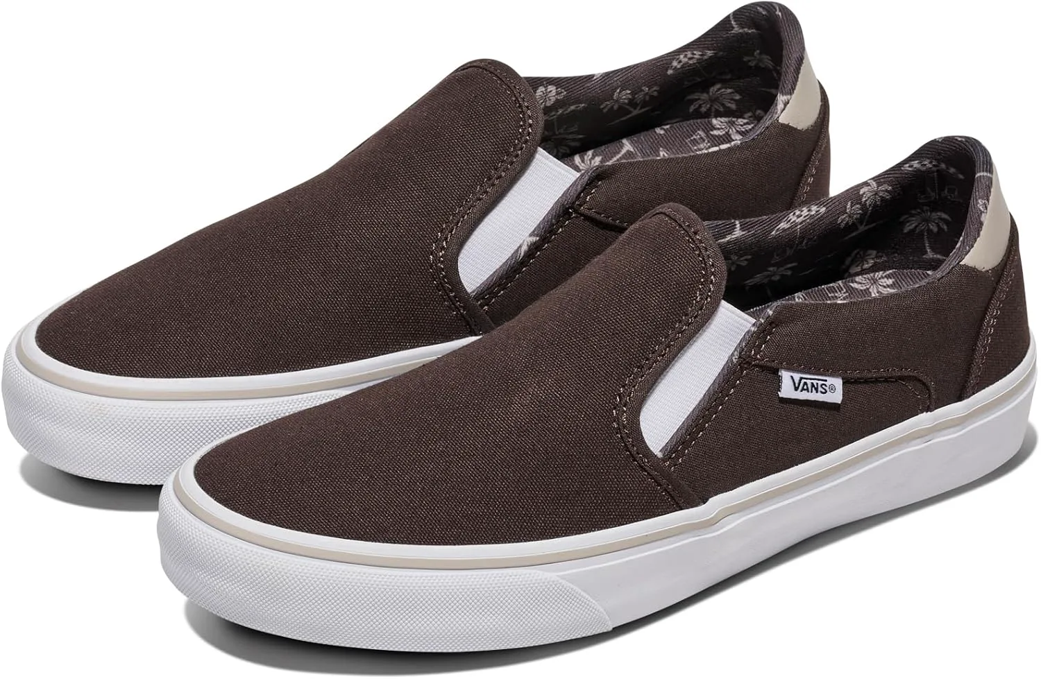 Мужские слипоны Vans Asher Deluxe | Удобные кроссовки для моды, прогулок и повседневной носки — фото 3
