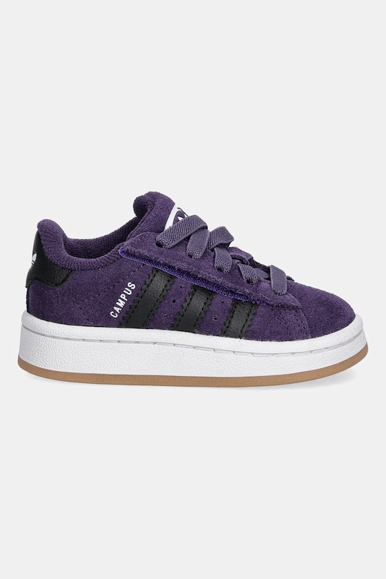 Детские замшевые кроссовки Campus 00s Adidas Originals, фиолетовый — фото 2