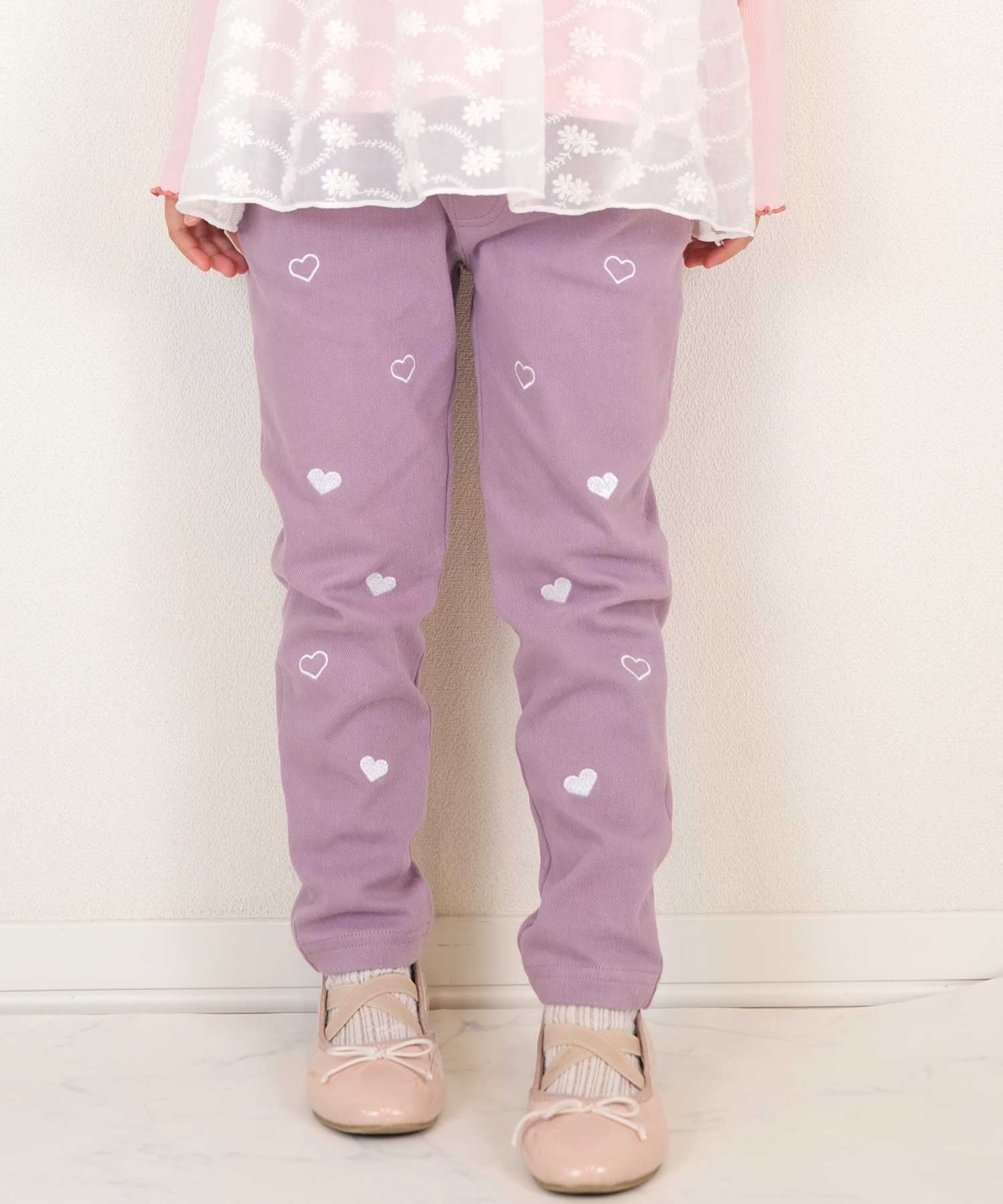 Длинные брюки в полоску SKAPE, Purple