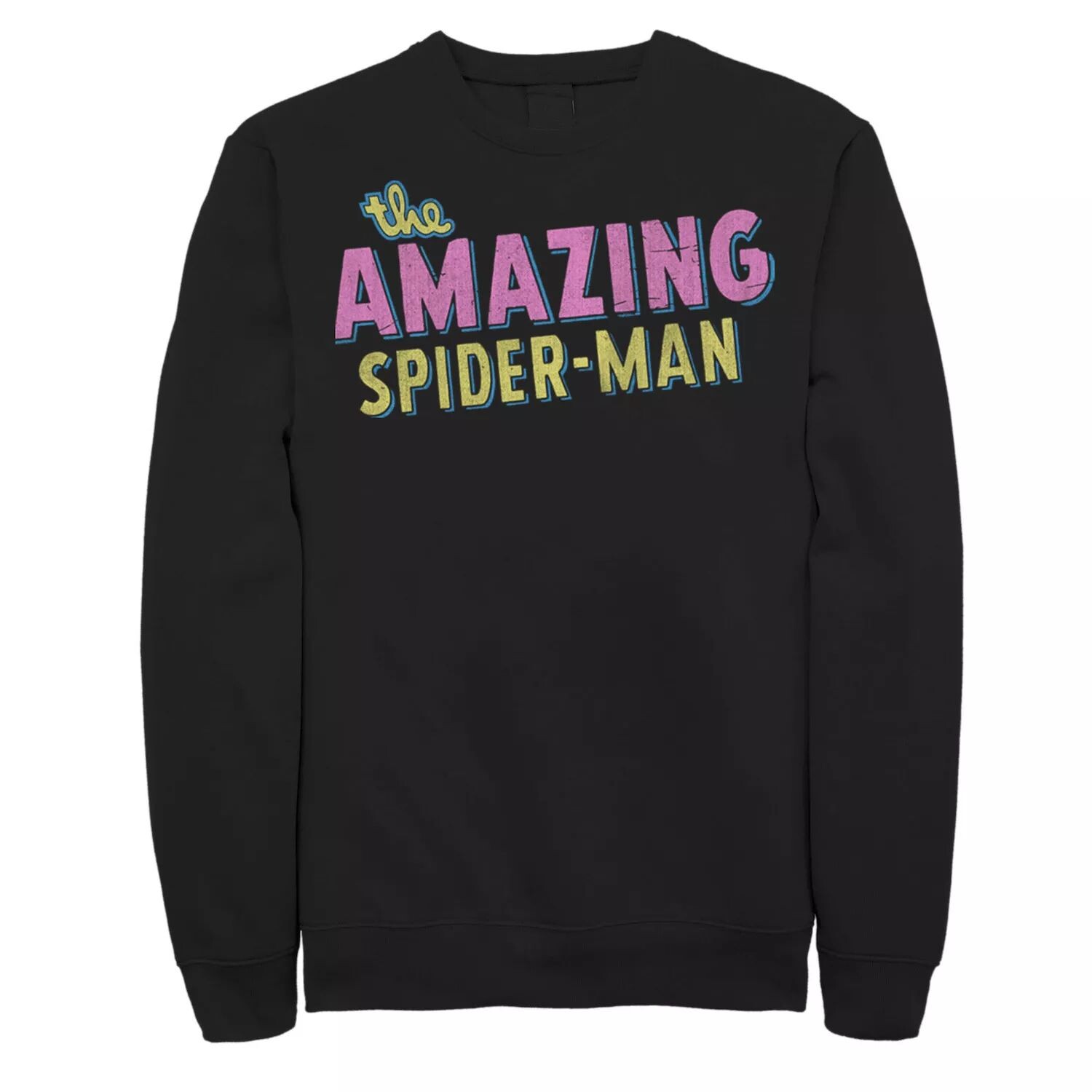 

Мужской свитшот с логотипом The Amazing Spider-Man Marvel, черный