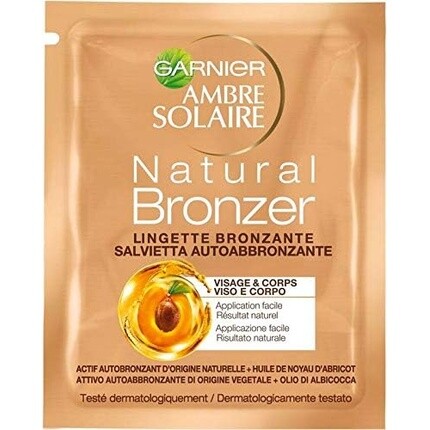 

Ambre Solaire No Streaks Салфетки для лица с автозагаром и бронзатором 5,6 мл Garnier