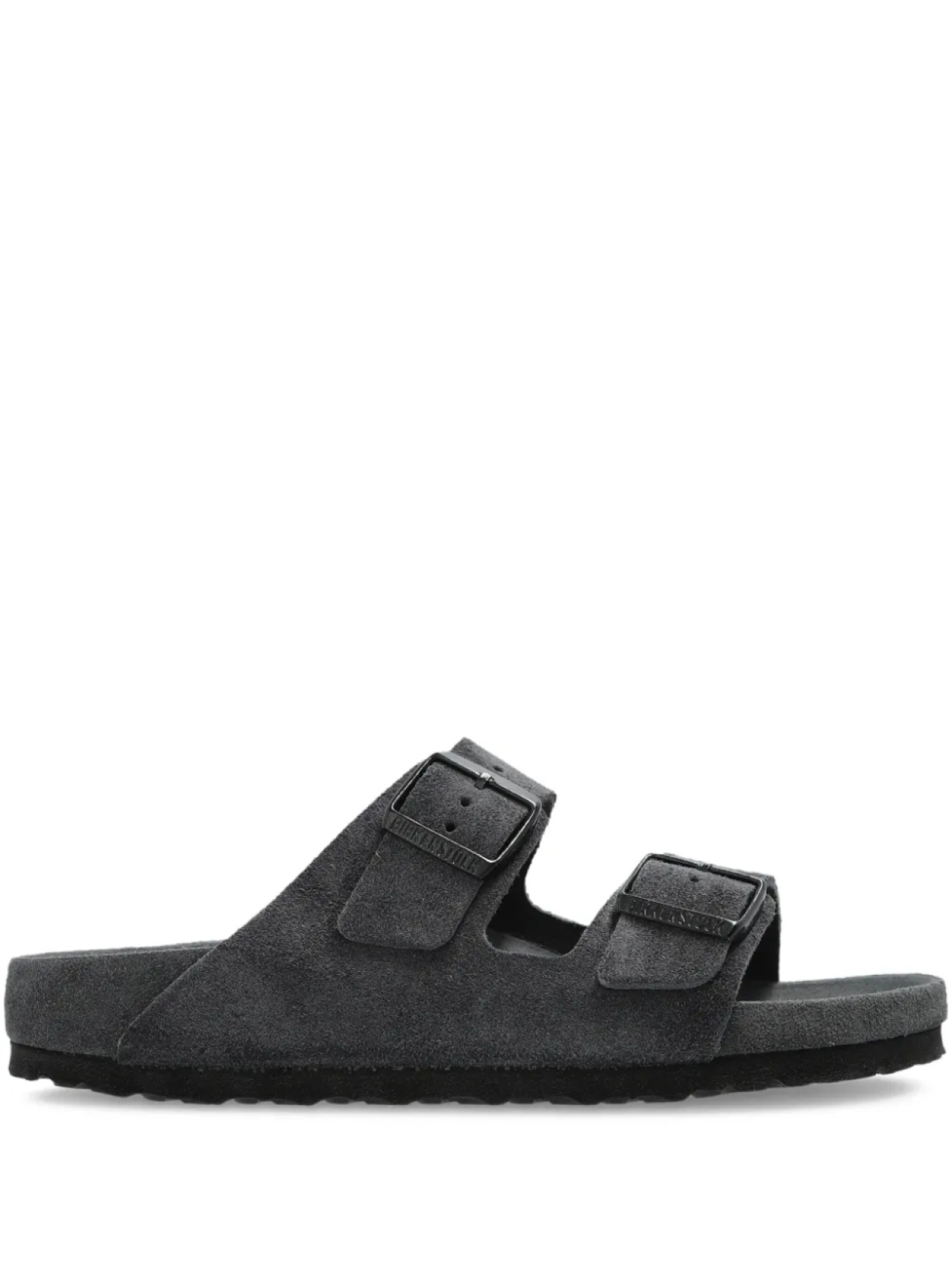 Сандалии Birkenstock Arizona Suede Leather узкие, угольный