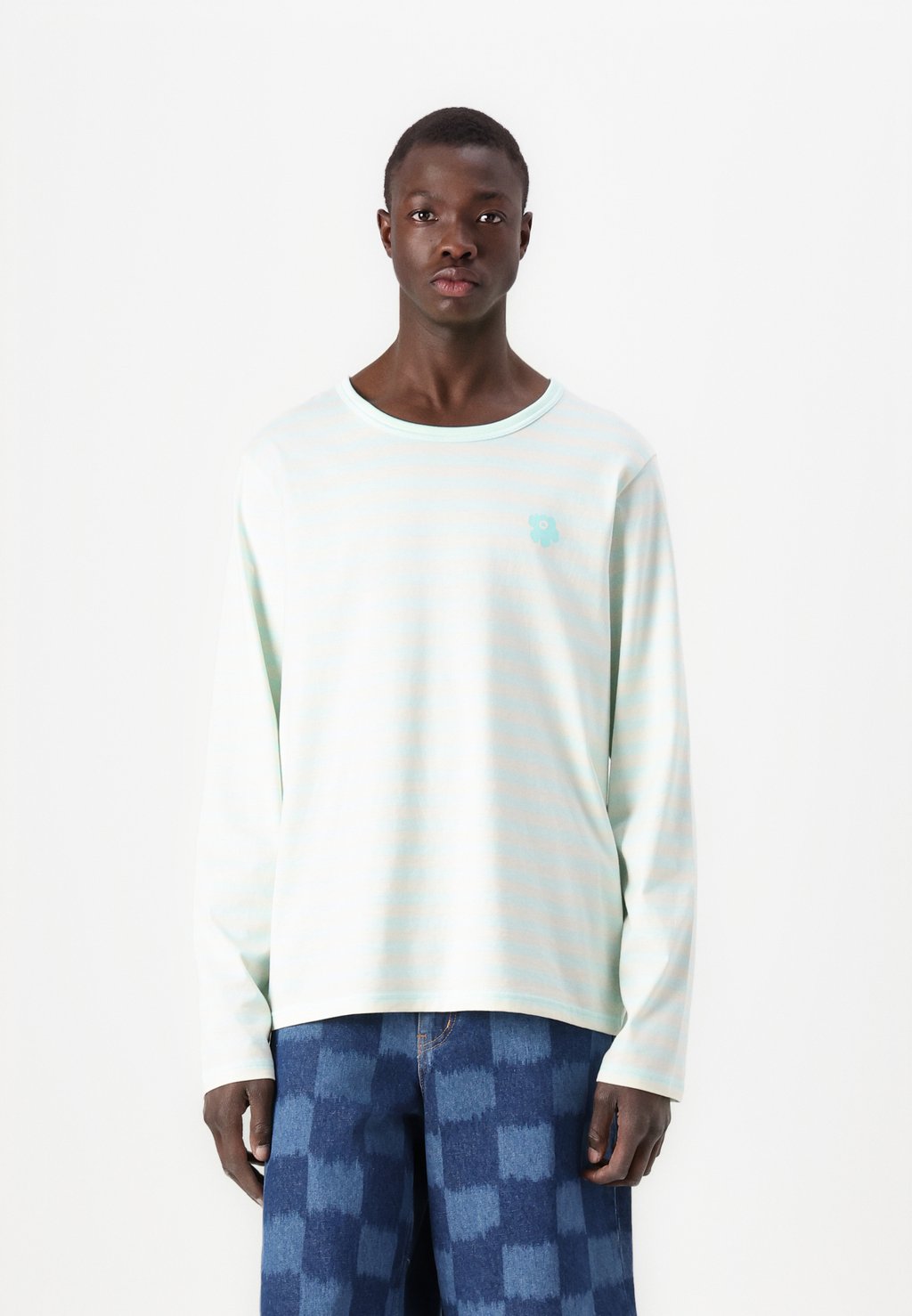 

Лонгслив TASARAITA UNIKKO UNISEX Marimekko, бирюзовый