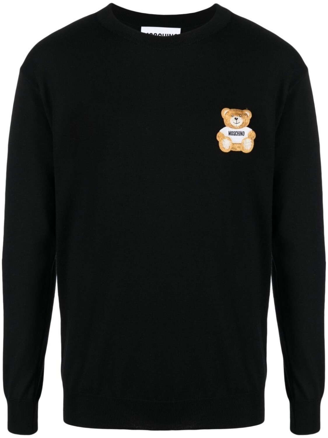

Moschino джемпер Teddy Bear с круглым вырезом, черный