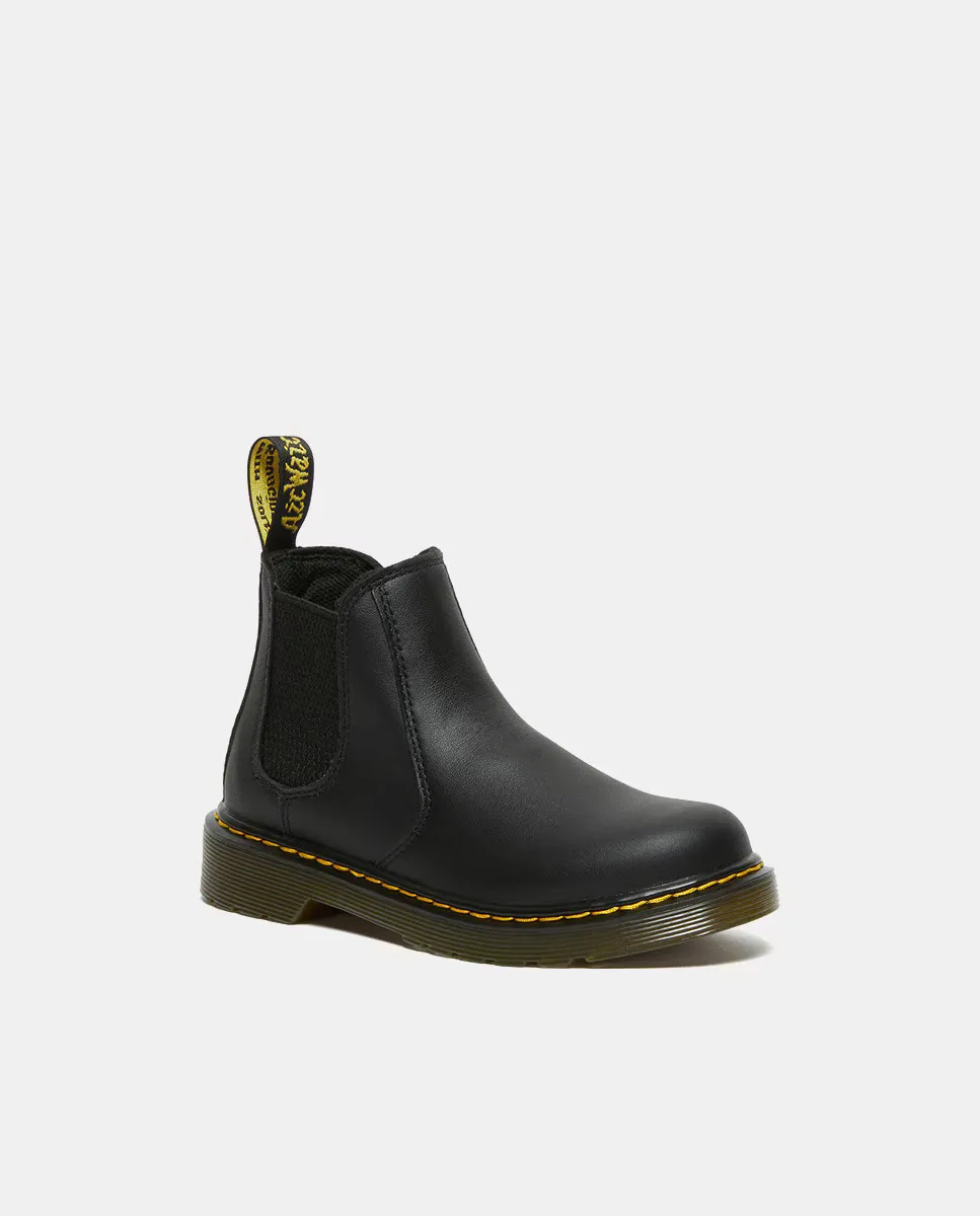

Детские ботинки челси 2976 из кожи Softy T Dr. Martens, черный