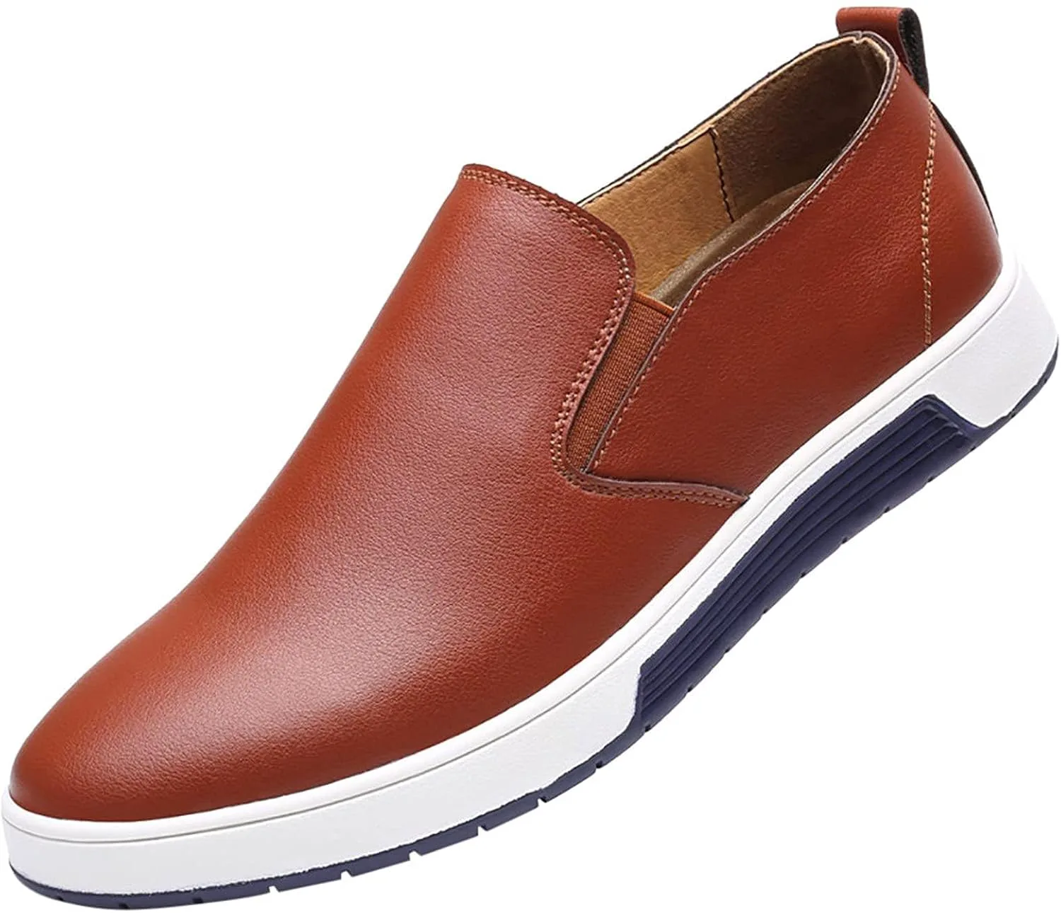 

Мужские повседневные оксфорды BORAMAX с противоскользящей подошвой - мужские туфли на плоской подошве, модные, дышащие, для бизнеса, формальные, кроссовки и нарядные туфли для мужчин, коричневый