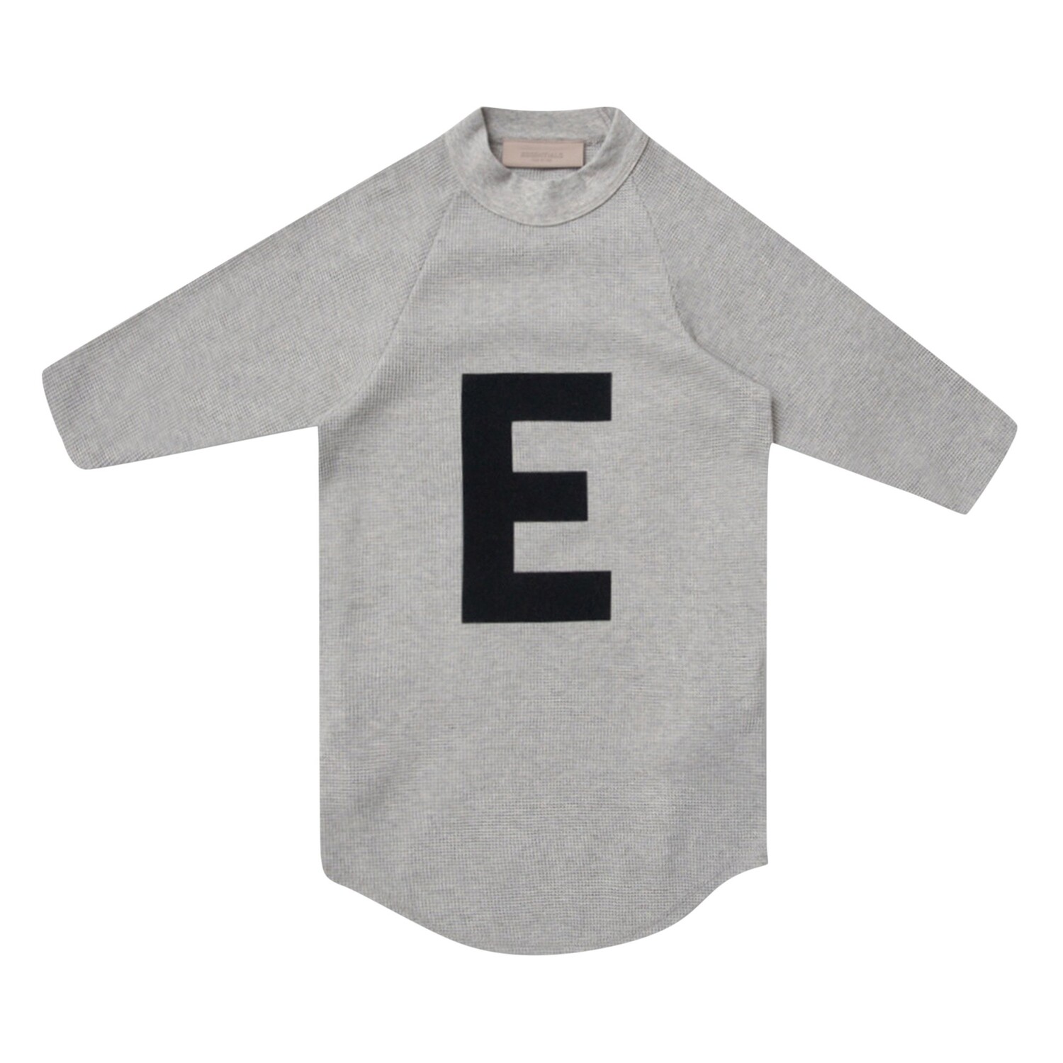

Детская вафельная футболка Fear of God Essentials Big E, Овсянка