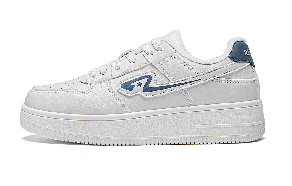 

RENBEN Антискользящие износостойкие скейтерские кроссовки унисекс бежево-черные - бежево-голубые (с флисовой подкладкой), цвет Beige Blue (Fleece-Lined)