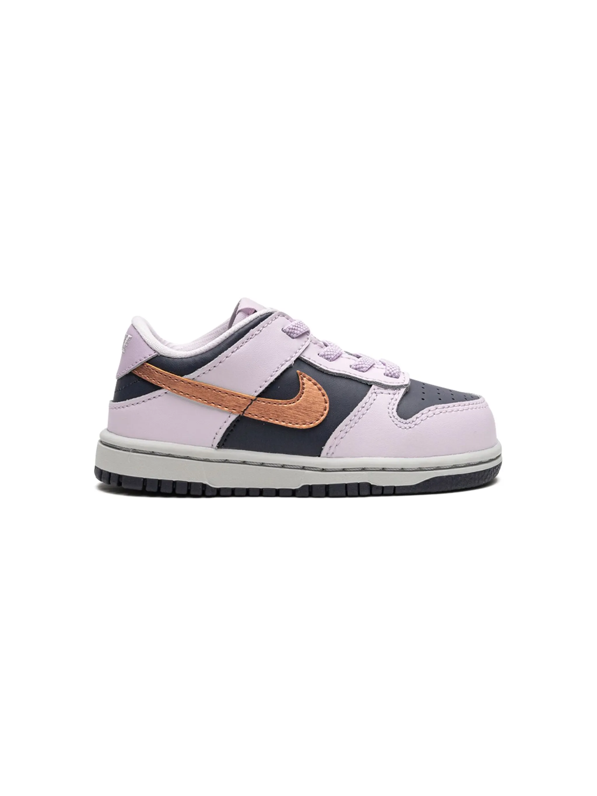Кроссовки Dunk Low Copper Swoosh Nike Kids, синий — фото 2