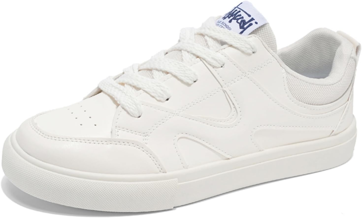 

Мужские дышащие кроссовки повседневного типа - противоскользящая износостойкая подошва, толстые шнурки, Удобные легкие прогулочные туфли, идеально подходящие для повседневной носки, работы и путешествий, стильные и прочные Aokisx, бежевый