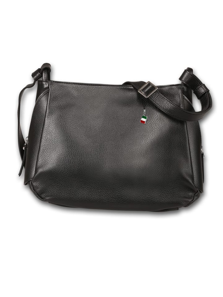 

Кожаная сумка через плечо Florence, черная, примерно 35 см Florence