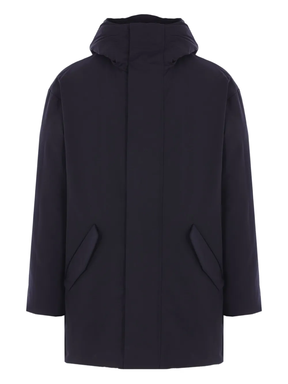 

Стеганое пальто с капюшоном ASPESI, синий