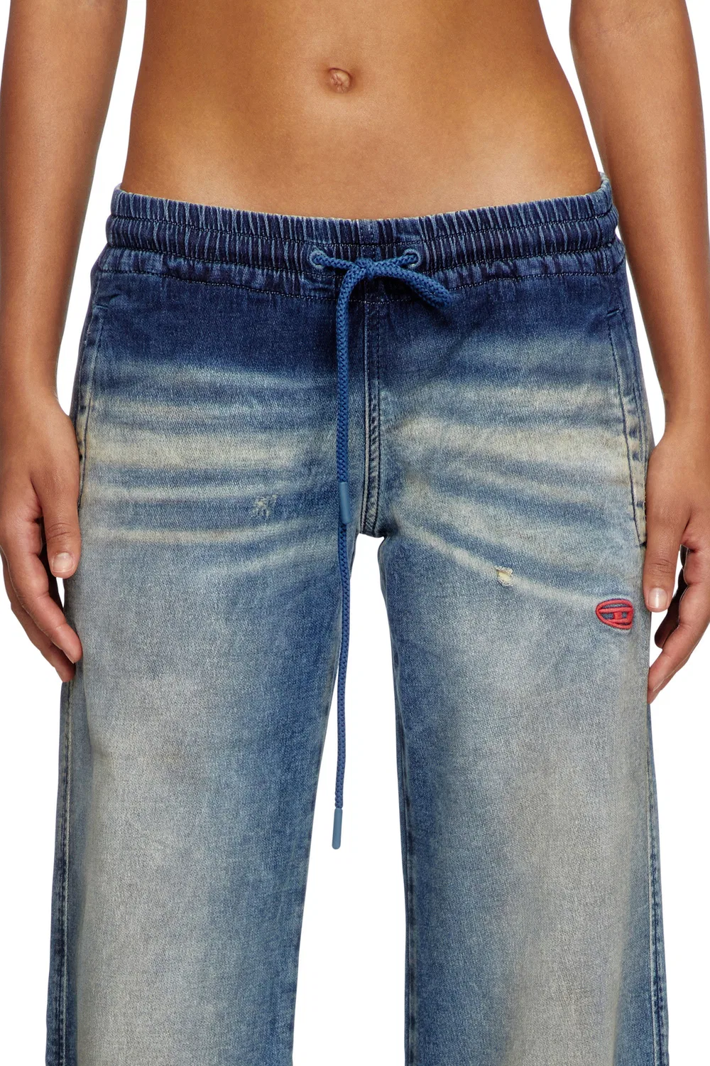 Женские джинсовые брюки-джоггеры 2078 D-AINTY JOGG Diesel, blue — фото 3