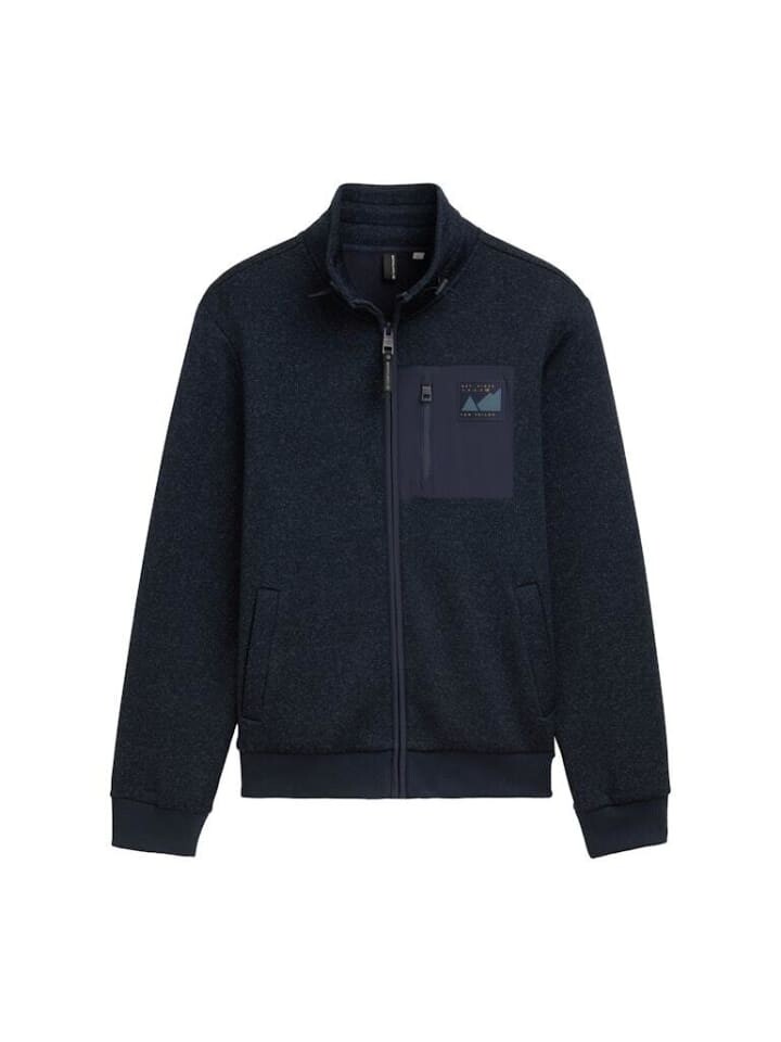 

Толстовка Tom Tailor Sweatshirt, цвет navy melange structure