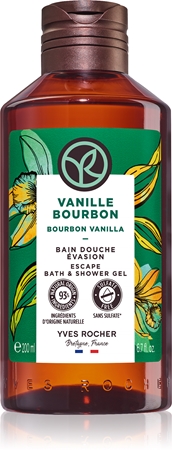 

Нежный гель для душа Yves Rocher Bain de Nature, Bourbon Vanilla 200 ml