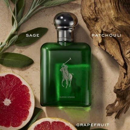 Polo Cologne Intense Eau de Parfum для мужчин, цитрусовые и древесные ноты с грейпфрутом, шалфеем и пачули, 4,2 жидких унции Ralph Lauren — фото 2