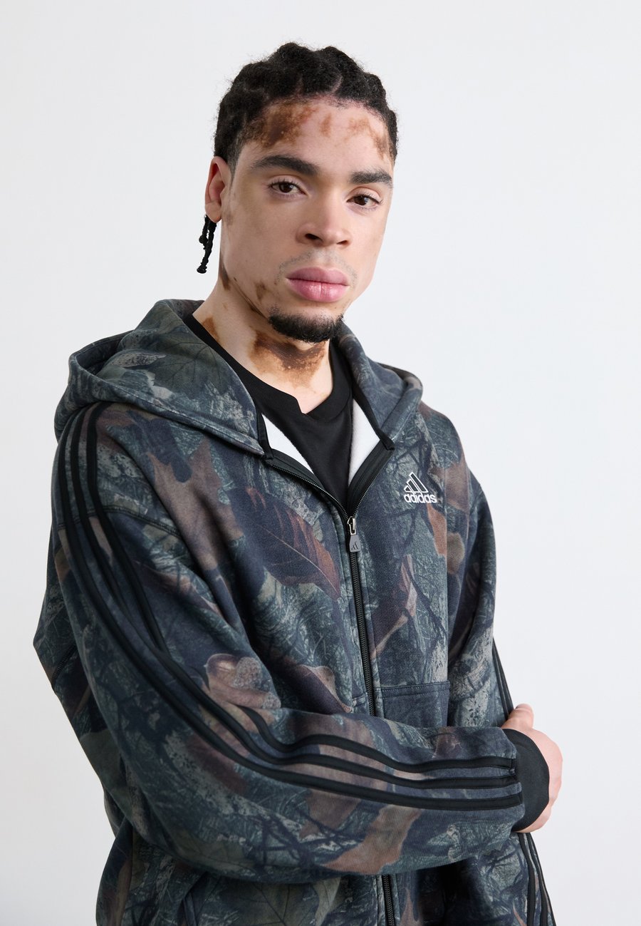 Толстовка Adidas Originals Zip-up sweatshirt, Black — фото 4