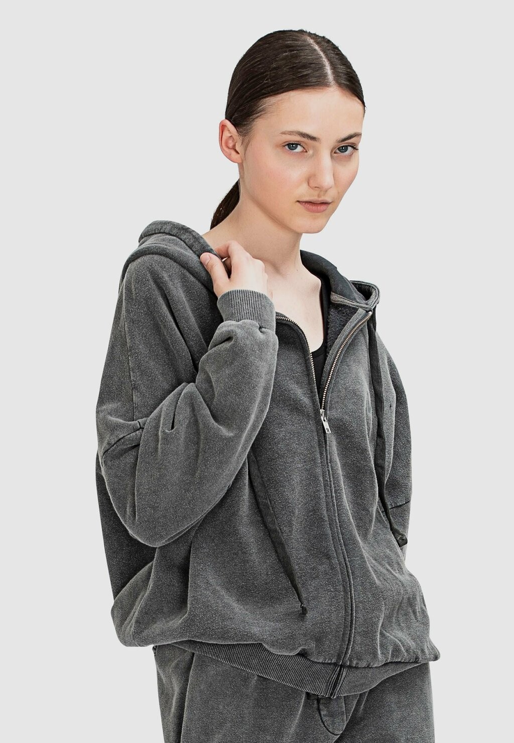 

Толстовка на молнии True Religion, черный